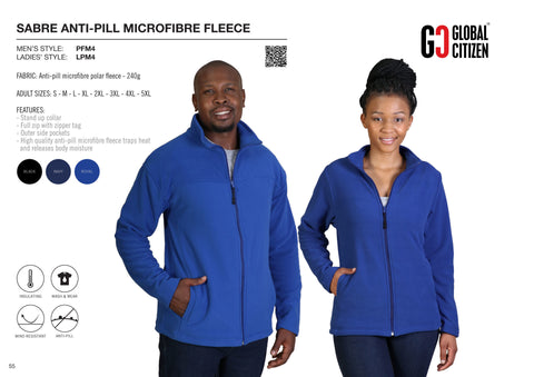 Sabre anti-pill microfibre fleece