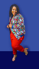 Ndebele print jacket